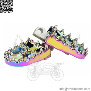 Flo Moto Aluminum Motorcycle Platform Foot Pegs Pair Set Jet Fuel Harley Custom (For: Harley-Davidson)