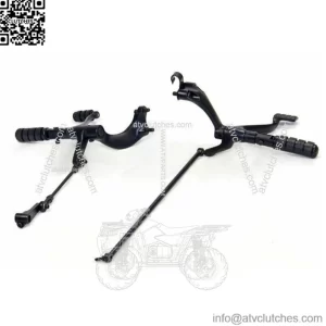 Black Forward Controls Control Kit Footpeg Set 2004-2013 Harley Sportster (For: Harley-Davidson)