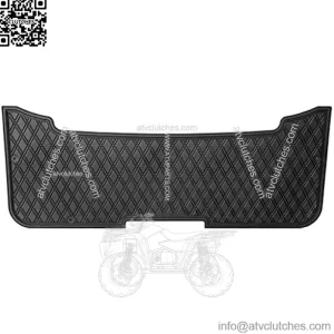 E-Z-GO Golf Cart Floor Mats for Rear Seat Kits & Rear Facing Foot Rests - Fits Select E-Z-GO RXV and TXT Rear Seat Kits - All Black