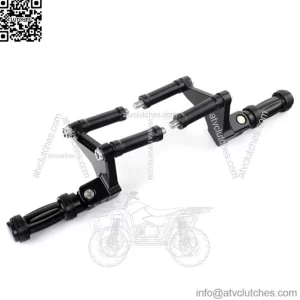 CNC Billet Motorcycle Passenger Adjustable Foot Rest For Harley