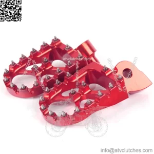 Aluminum motorcycle foot pegs for dirt bike