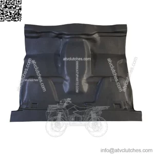 Black Vinyl Floor For 92-98 Chevy Crew Cab Pickup - REPLACES CARPET