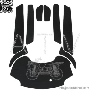 Hydro-Turf jet ski mats for Yamaha FX SHO 2008-2011, FX HO 2010-2011, FZR and FZS 2009-2016 (Black Molded Diamond)