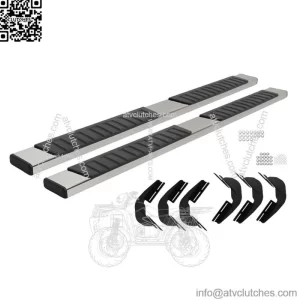 Running Boards For 2019-2022 Dodge Ram 1500 Quad Cab Steel 6" Nerf Bar Side Step