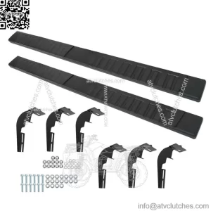 Quad Cab 6" Black Running Board Nerf Bar Side Step H For 2009-2018 Dodge Ram