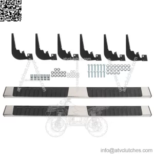 For 2009-2018 Dodge Ram 1500 Crew Cab 6" Side Steps Nerf Bars Running Boards SS