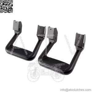 Pickup Aluminum Alloy Footboard 2 Pack #Black