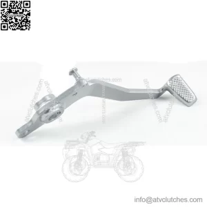 Rear Brake Pedal for Kawasaki Ninja650/Z650 EX650 (2017-2023) - Silver Finish