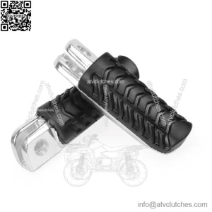 Kawasaki Z650/RS Z900 Ninja 650 Front Footrest Foot Pegs with Rubber Adapter