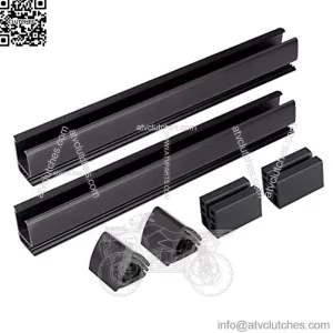 Golf Cart Fold Down Windshield Retaining Sash Clips Kit for Club Car DS & Precedent 1994-up, Complete Hardware Replaces OEM# 101444101 102005801 102163001