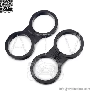 2.0" X 2.0" Billet Shock Reservoir Mounting Clamps for King Fox ATV UTV
