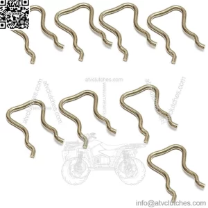 Diesel Injector Fuel Line Return Kit Clips Set 8 For Chevy GMC 6.6L LLY LBZ LMM (For: More than one vehicle)