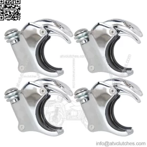 4PCS Windshield Windsreen Clamps 49mm For Dyna FXDF FXDB Super Wide Glide