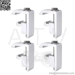 Fixed clip 4#4 pack silver