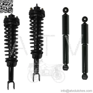 2 Front Complete Struts Springs + 2 Rear Shocks Fit 2006-2008 Dodge RAM 1500 4WD