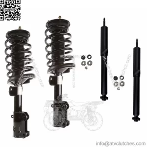 Full Set 2 Front Complete Struts Springs + 2 Rear Shocks Fit 05-10 Ford Mustang
