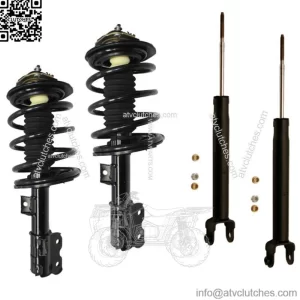 2 Front Complete Struts W Springs + 2 Rear Shocks Fit Nissan Altima 2007 - 2012