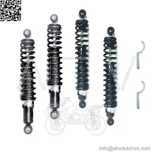 Full Set - 2 Front 2 Rear Coil-Over Shocks Springs Honda TRX450 Foreman 450 4x4