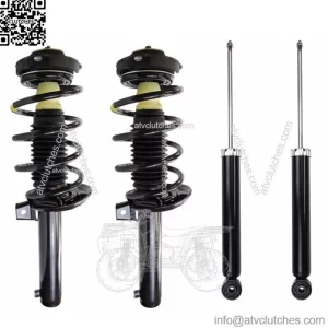 Full Set 2 Front Complete Struts Springs Rear Shocks Fits VW Golf Jetta Passat