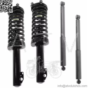 Full Set 2 Complete Struts With Springs 2 Rear Shocks Fit Jeep Grand Cherokee