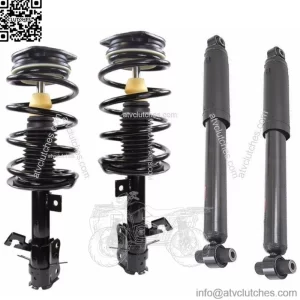 Full Set 2 Front Complete Struts W Springs + Rear Shocks Fit Nissan Sentra 2.0L