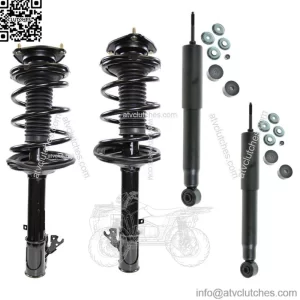 Full Set 2 Premium Front Complete Struts 2 Rear Shocks 1996-2000 Toyota RAV4