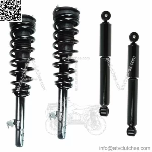 Full Set 2 Front Complete Struts + 2 Rear Shocks Ford Fusion 2.3L 4cyl Only