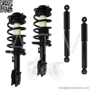 2 Complete Front Struts Springs Mounts + 2 Shocks Fits 04-07 Malibu Non Maxx