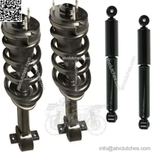 2 Front Complete Struts Springs Mounts + 2 Rear Shock Fit 07-13 Silverado Sierra