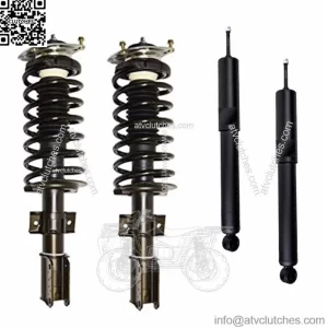 Full Set - 2 Complete Struts Springs Mounts 2 Rear Shocks Fit Volvo 850 C70 S70