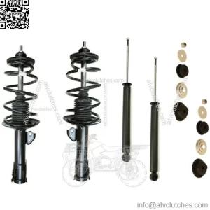 Full Set 2 Front Complete Struts With Springs + 2 Rear Shocks Fit Scion xD