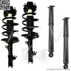 Full Set - 2 Complete Struts Springs +2 Shocks Fit 2005 2006 2007 Honda Odyssey