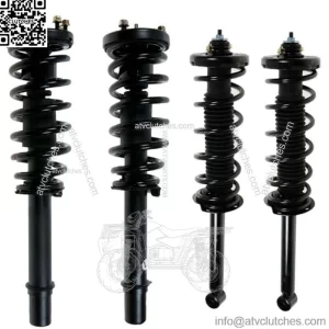 Full Set - 4 Complete Struts With Springs Mounts Fit Honda Accord With Warranty