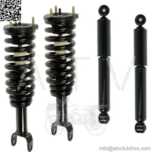2 Complete Struts Spring Mount + 2 Shocks Fit 4WD 2005-09 Dakota, 2006-09 Raider