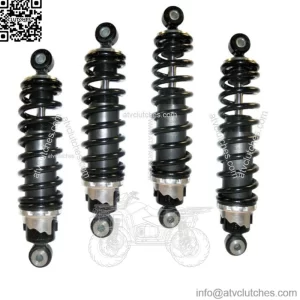 Full Set 4 Coil-Over Shocks Springs Suzuki ATV King Quad 300 4x4