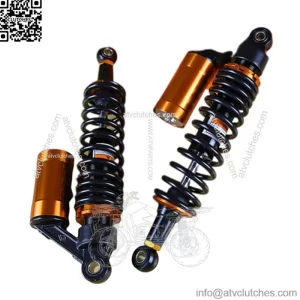 Pair Motorcycle Rear Shocks Absorbers Suspension 13.5" 340mm For Honda Yamaha