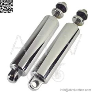 Chrome Narrow Body Lowered Shocks fr Harley FXST FLST Softail Fat Boy Deluxe 00+ (For: Harley-Davidson)