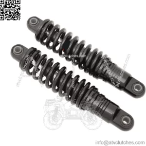Drag Specialties 1310-1202 Black 13" Ride-Height Adjustable Shocks Suspension (For: Harley-Davidson)
