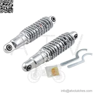 Heavy Duty Chrome Shocks 11" Adjustable Ride-Height Rear Suspension Touring (For: Harley-Davidson)