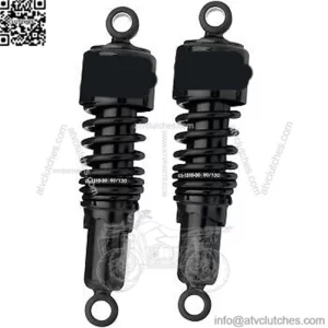 Burly B28-1201B Black Slammer 10.5" Shocks for Harley Sportster XL 04-20 (For: Harley-Davidson)