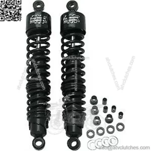 PROGRESSIVE 413-4039B Black 15" Standard 413 Shocks for Sportster 86-21 (For: Harley-Davidson)