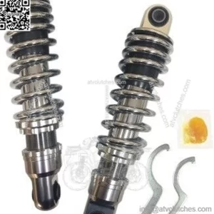 Chrome Shocks 10.5" Premium Rear Suspension fr Harley Dyna FXD FXDWG 99-17 (For: Harley-Davidson)