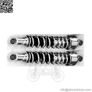 Chrome 11-3/4" Hugger Shocks for Lowering Harley Sportster 79-03 XL  (For: Harley-Davidson)