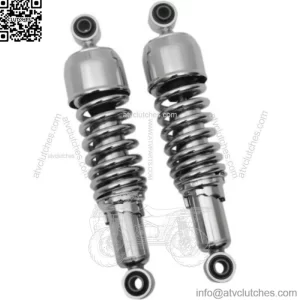 Drag Specialties 1310-1312 Chrome 13" Shocks Rear Suspension for Touring 85-22 (For: Harley-Davidson)