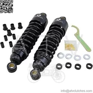 PROGRESSIVE 412-4074B Black 11.5" 412 Series Standard Duty Shocks 06-21 Touring (For: Harley-Davidson)