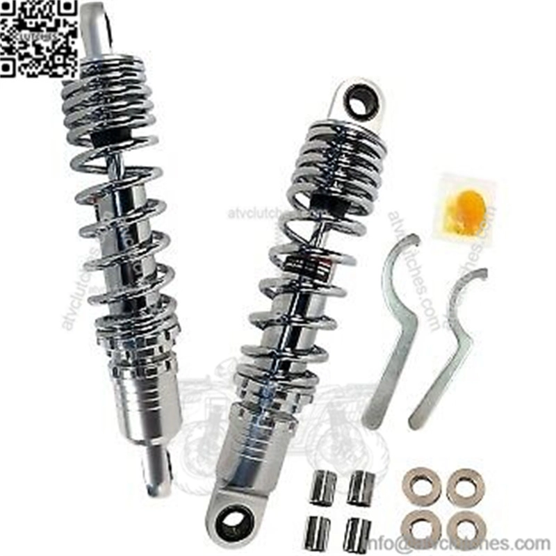 Chrome 12" Premium Ride-Height Adjustable Shocks for Harley Sportster 86-03 (For: Harley-Davidson)