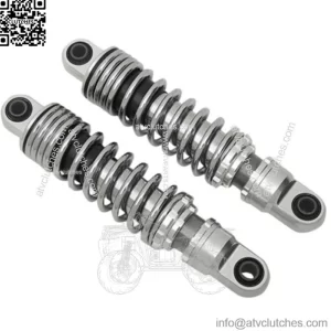 Chrome Shocks 12" Adjustable Ride-Height Rear Suspension fr Harley Touring 84-20 (For: Harley-Davidson)