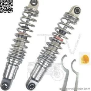 Heavy Duty Chrome Shocks 13" Adjustable Ride-Height Rear Suspension Touring (For: Harley-Davidson)