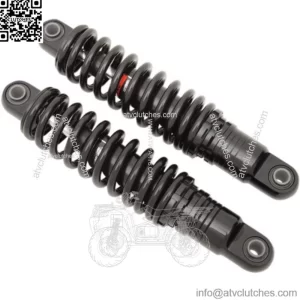 Black Shocks 12" Adjustable Ride-Height Rear Suspension Harley Sportster 04-20 (For: Harley-Davidson)