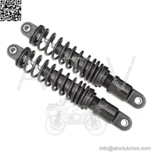 Black Shocks 11" Adjustable Ride-Height Rear Suspension fr Harley Touring 84-21 (For: Harley-Davidson)
